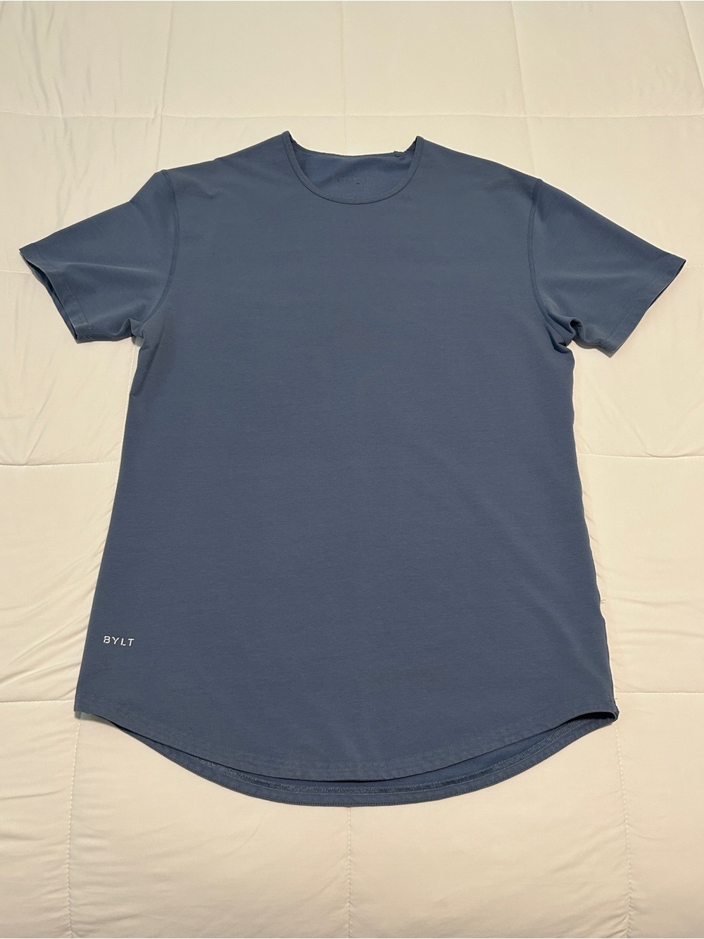 BYLT Basics Short Sleeve Crew in Slate Blue